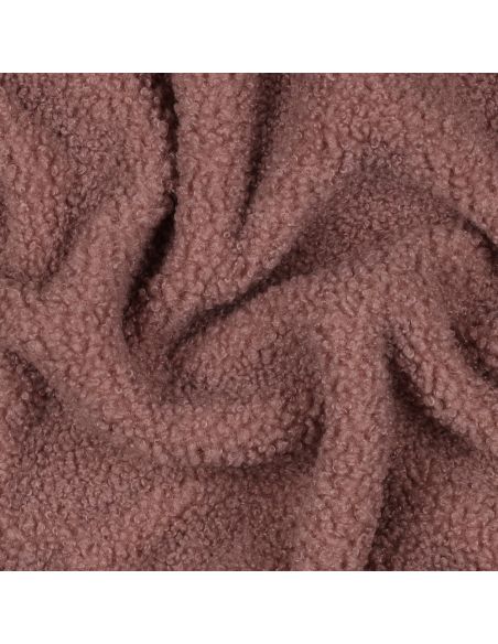 Dubbelzijdige Teddy-fleece stof - Blush