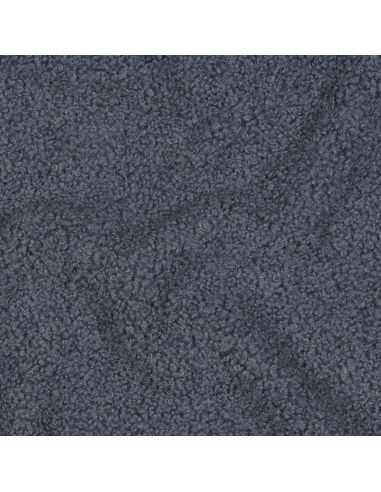 Teddy dubbelzijdige fleece stof - Jeans
