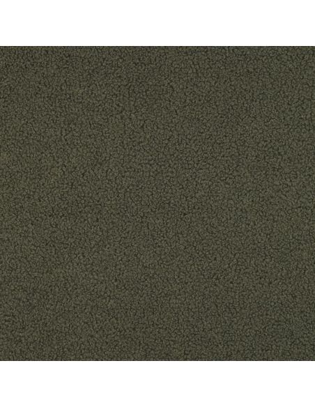Teddy dubbelzijdige fleece stof - Kaki