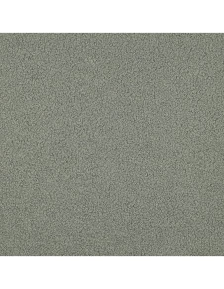 Dubbelzijdige Teddy-fleece stof - Grijsgroen