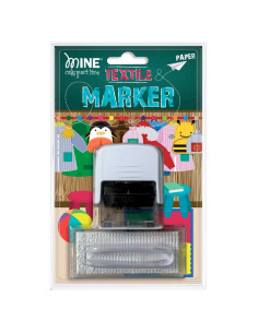 Aanpasbare stempel voor kleding en boeken Mine