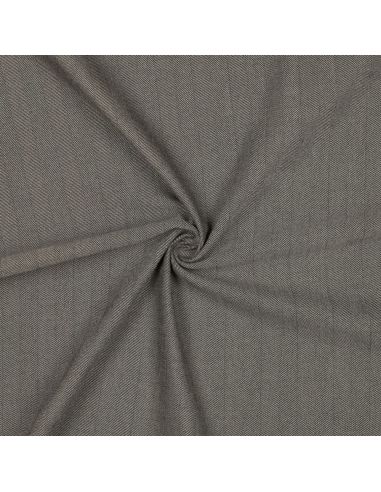 Stretch chevronstof breed - Taupe