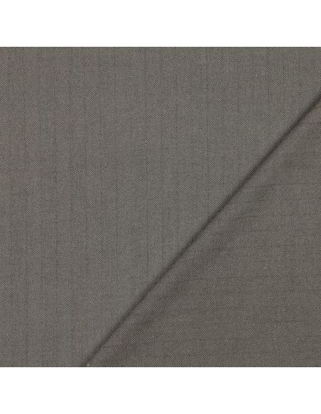 Stretch chevronstof breed - Taupe
