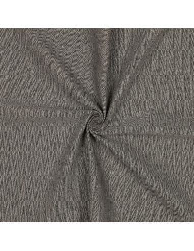 Fijn stretch visgraatweefsel - Taupe