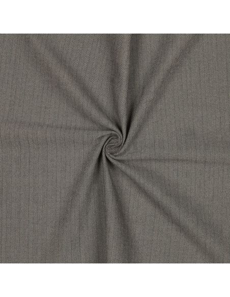 Fijn stretch visgraatweefsel - Taupe