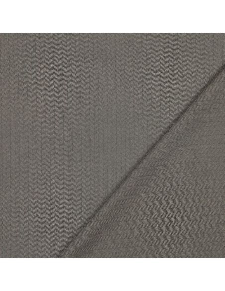 Fijn stretch visgraatweefsel - Taupe