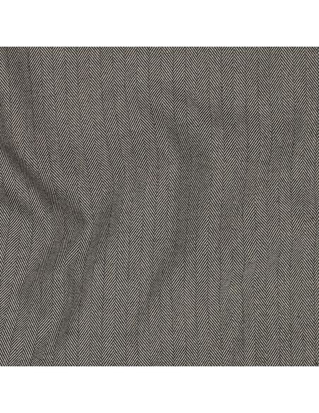 Fijn stretch visgraatweefsel - Taupe