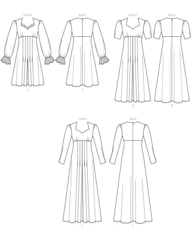 Jurkpatroon - Butterick 6586