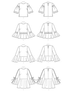 Bovenstuk patroon - Butterick 6592 2