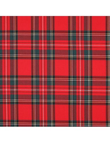 Schotse tartan stoffen - Rood