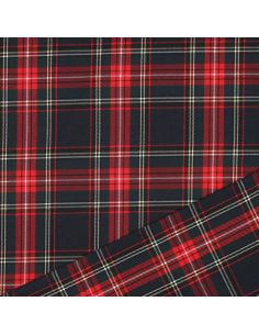 Schotse tartan stoffen - Marineblauw
