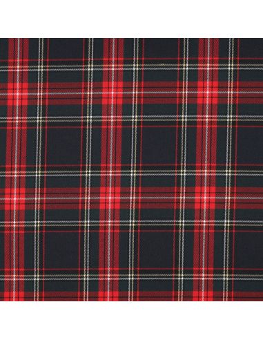 Schotse tartan stoffen - Marineblauw