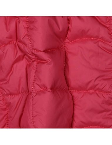 Dubbelzijdige gewatteerde stof pop - Roze en geel