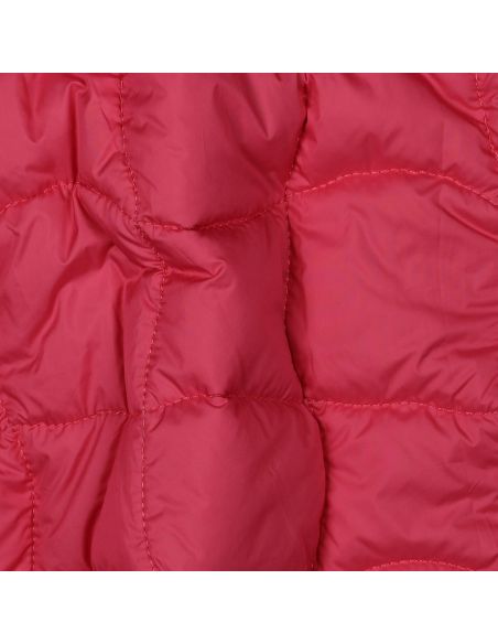 Dubbelzijdige gewatteerde stof pop - Roze en geel