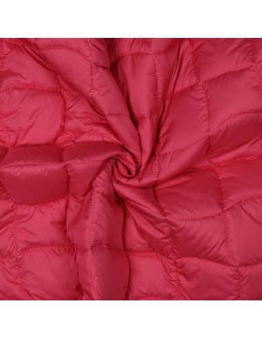 Dubbelzijdige gewatteerde stof pop - Roze en geel