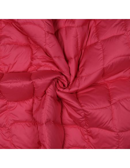 Dubbelzijdige gewatteerde stof pop - Roze en geel