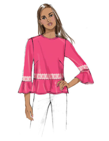 Bovenstuk patroon - Butterick 6592