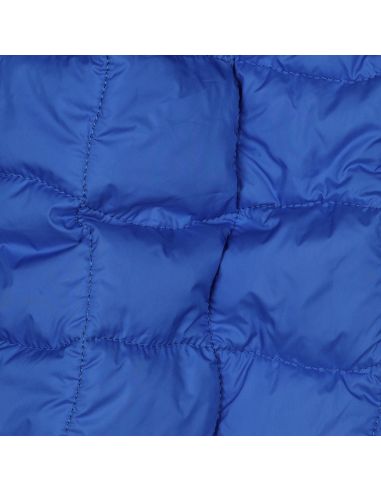 Dubbelzijdige gewatteerde stof pop - Blauw en anijs groen