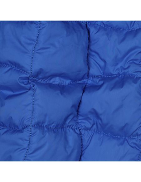 Dubbelzijdige gewatteerde stof pop - Blauw en anijs groen