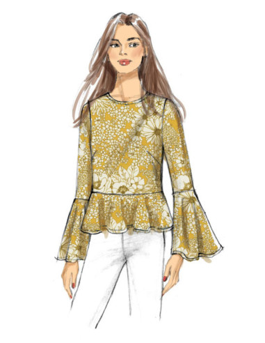 Bovenstuk patroon - Butterick 6592