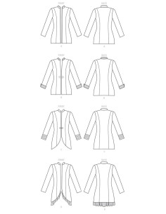 Jas patroon - Butterick 6602 2