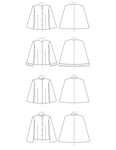 Cape patroon - Butterick 6603