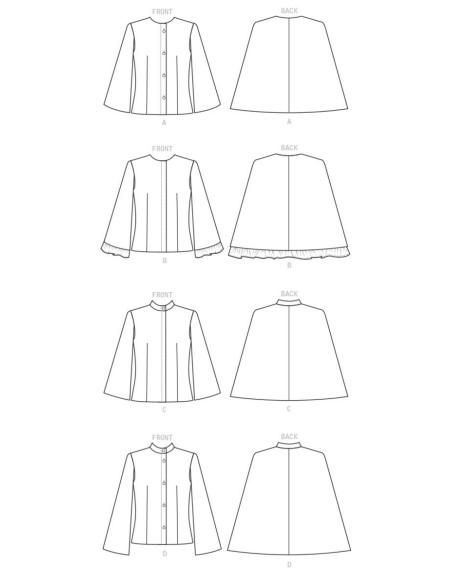 Cape patroon - Butterick 6603
