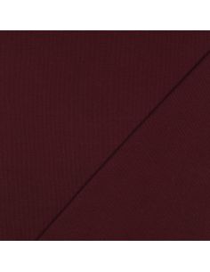 Geribbelde boordstof jersey - Bordeaux 2