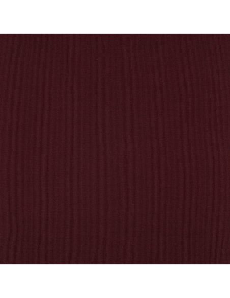 Geribbelde boordstof jersey - Bordeaux