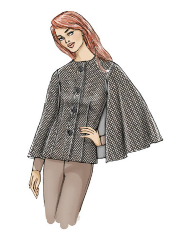 Cape patroon - Butterick 6603