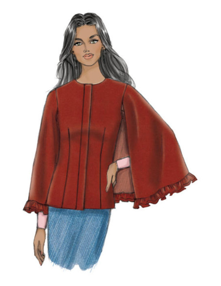 Cape patroon - Butterick 6603