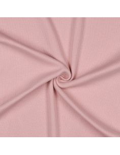 Geribbelde boordstof jersey - Blush