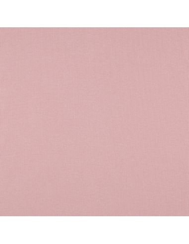 Geribbelde boordstof jersey - Blush