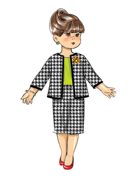 Kledingpatroon voor pop - Butterick 6606
