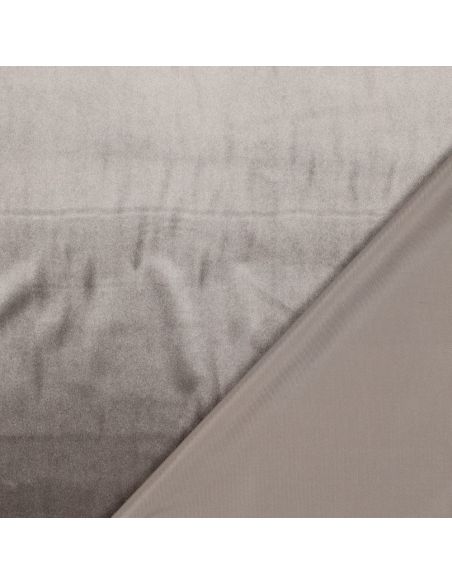 Luxe fluwelen meubelstof - Taupe