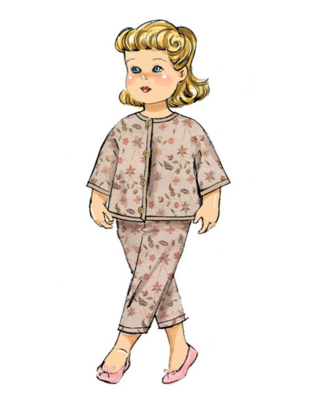 Kledingpatroon voor pop - Butterick 6606