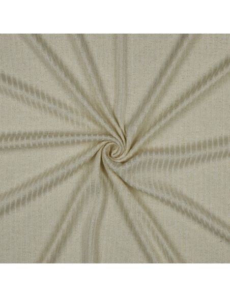 Geribbelde lurex gebreide stof - Goud écru