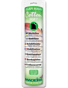 Katoenen zachte scheurstabilisator - Zwart