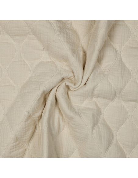 Gewatteerde dubbele gaasstof - Natuurlijk