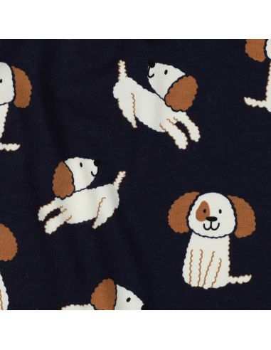 Lichte sweatstof honden - Marineblauw