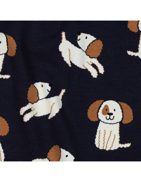Lichte sweatstof honden - Marineblauw