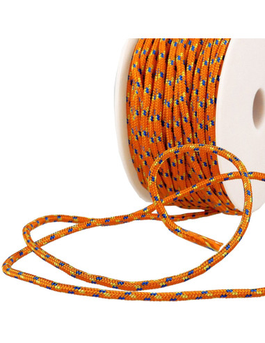 Veelkleurig sportkoord - Oranje, blauw en geel
