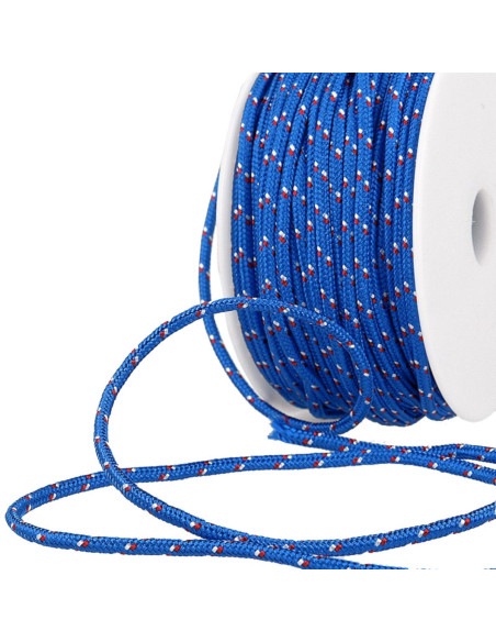 Meerkleurig sportkoord - Blauw, rood en wit