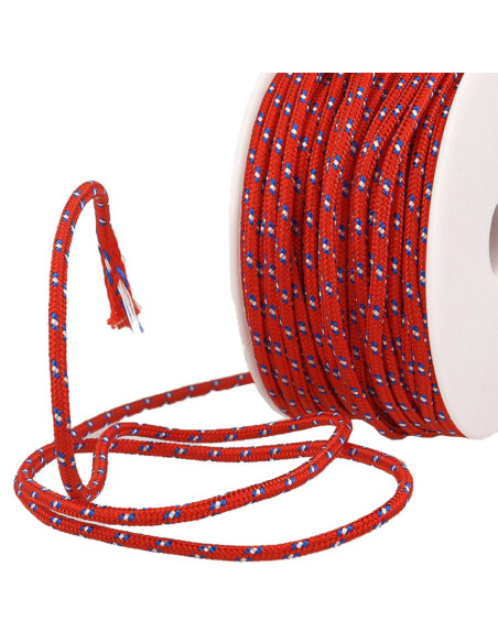Veelkleurig sportkoord - Rood, blauw en wit