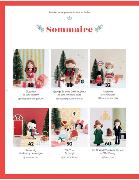 Boek poppen & amigurumi's voor een zo Britse kerst