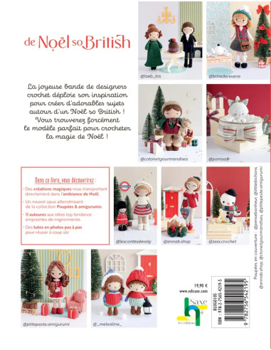 Boek poppen & amigurumi's voor een zo Britse kerst