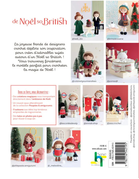 Boek poppen & amigurumi's voor een zo Britse kerst