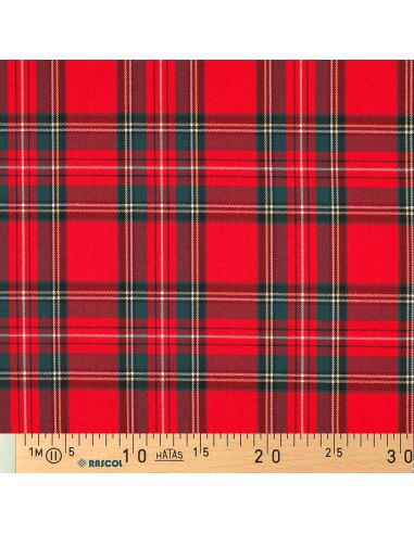 Schotse tartan stoffen - Rood