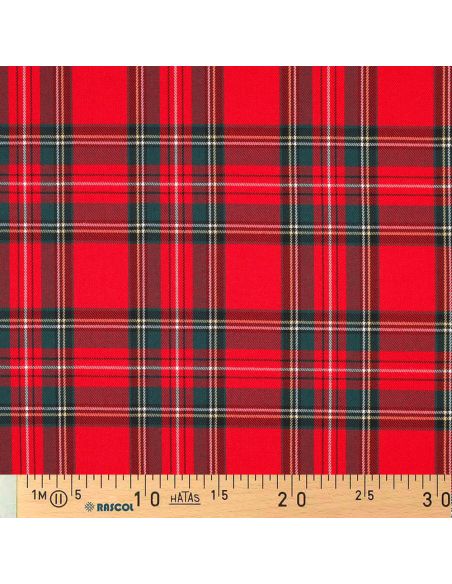 Schotse tartan stoffen - Rood