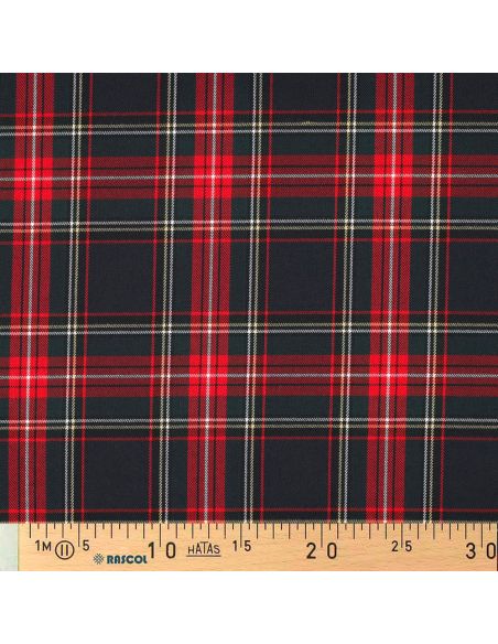 Schotse tartan stoffen - Marineblauw